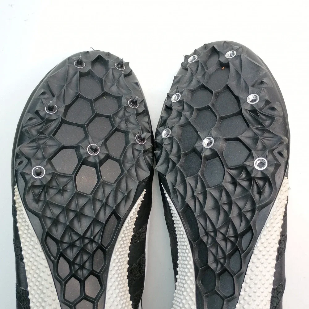 Nike Zoom Rival S 8 Racing Spikes Men Size 12 Black White Track Shoes